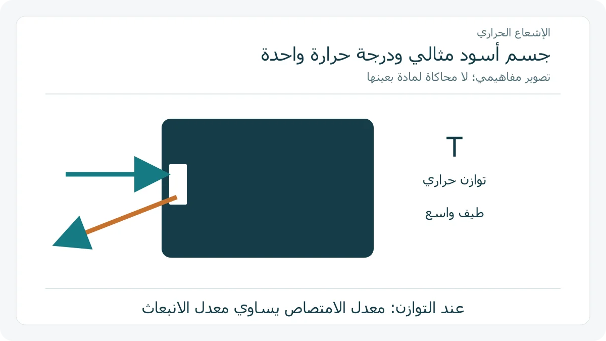 تصوير أصلي لحجرة مفاهيمية في توازن حراري