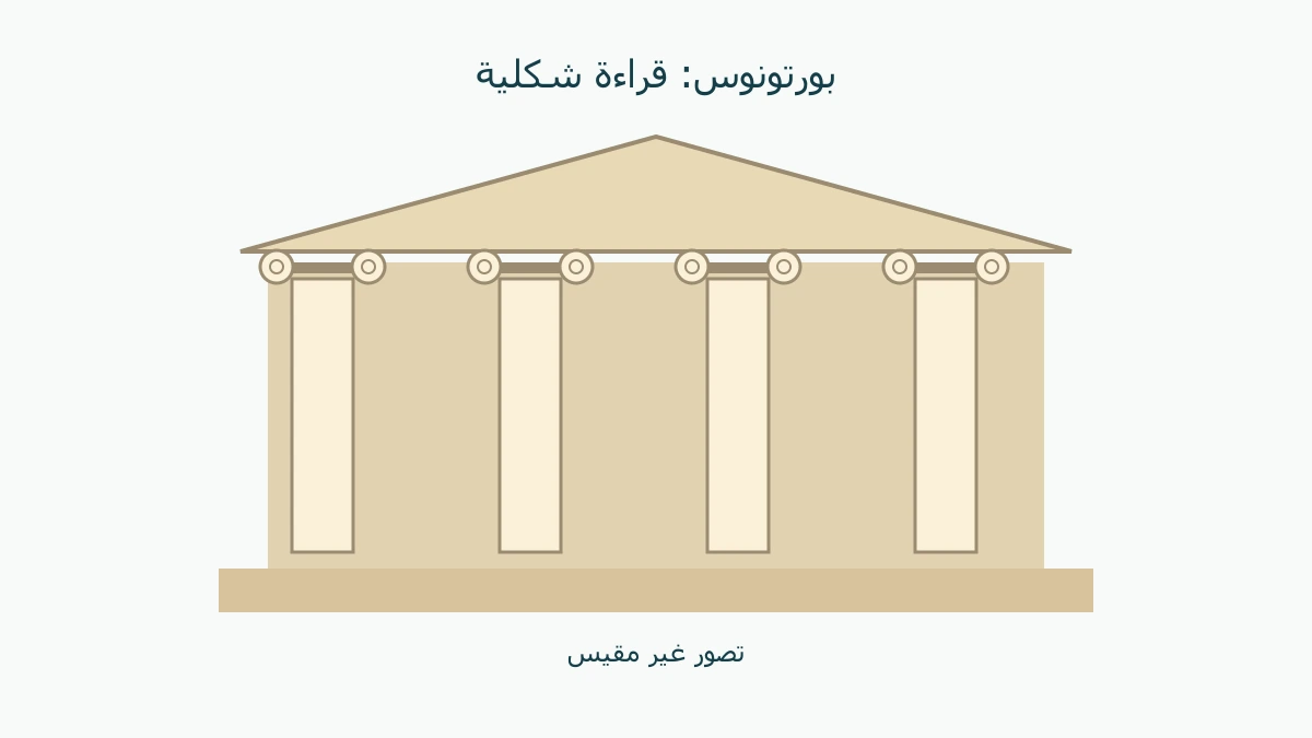 أربعة أعمدة رمزية أمام حجرة