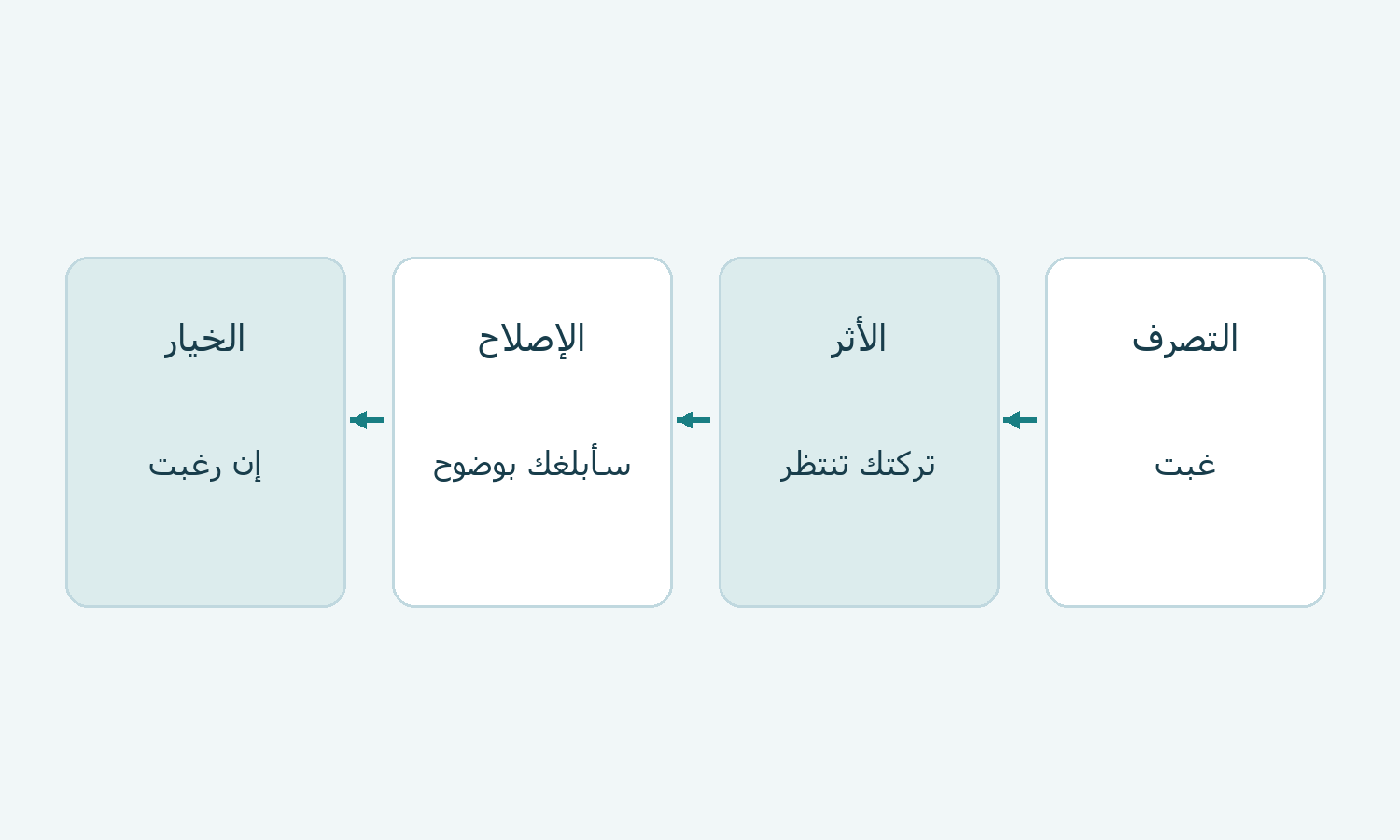 مثال مرسوم لتصرف وأثر وإصلاح وخيار